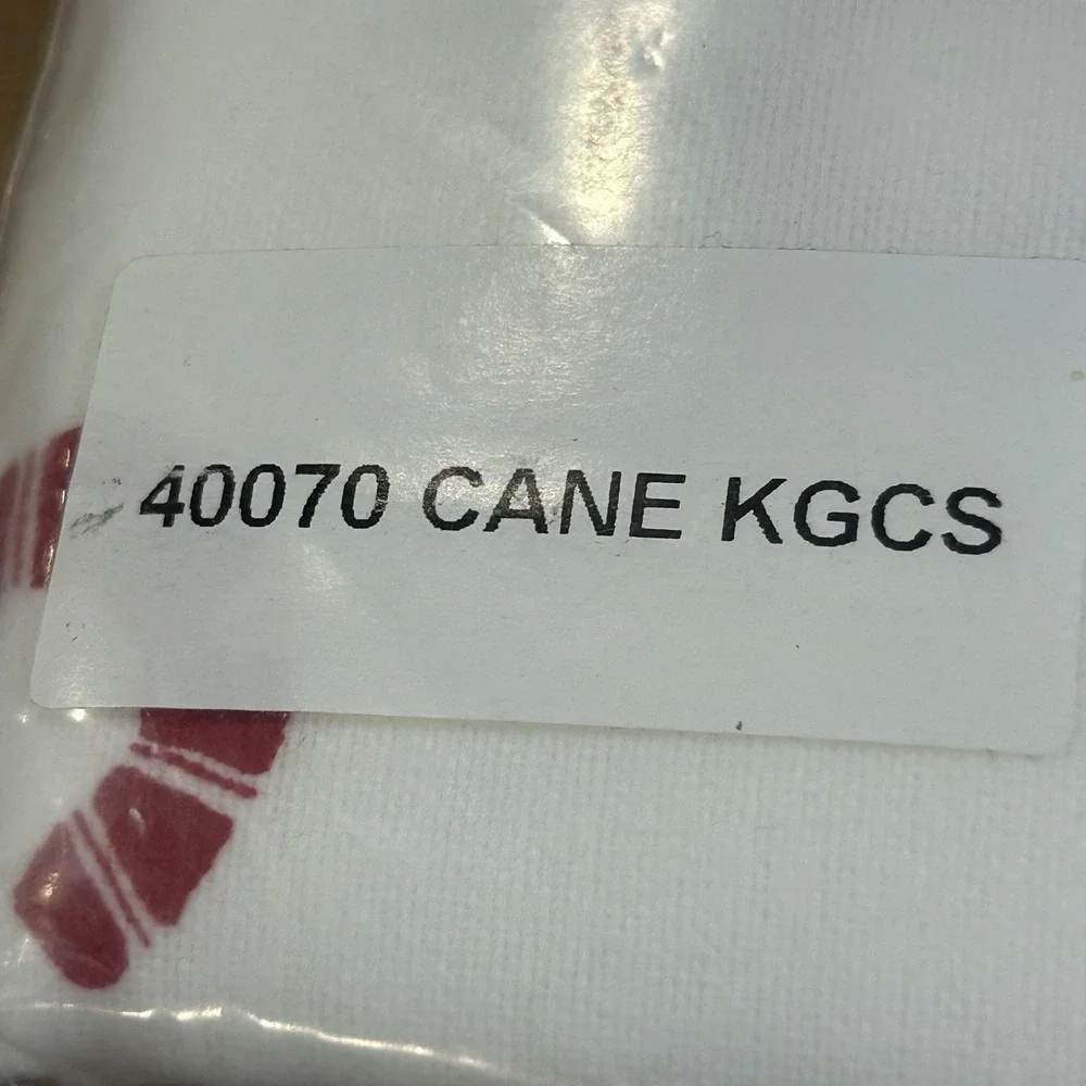 Set 4 Garnet Hill Flannel King Pillowcases 20x36 Candy Cane Christmas Tree New